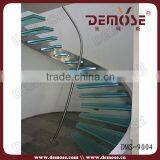 Prefabricated Pvc Handrail Small Spiral Stairs