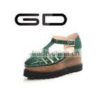 Cool Street Style Closed Toe Women Dress Sandals Wedge Summer