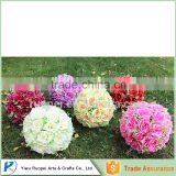 Hanging Artificial Decorative Silk Round Rose Flower Balls for Wedding Quality Choice