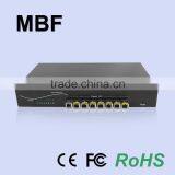 10/100/1000Mbps 8 SFP Slots Fiber Media Converter