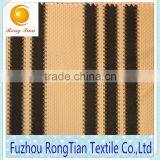 High Quality Polyester Black and Yellow Two Colored Stripe Fabric thumbnail-1