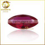 Marquise cut ruby factory prices loose synthetic 5# ruby gemstone prices