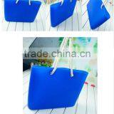 High Quality Clear Wholesale Waterproof Ladies Rolling Tote Bag Shopping Bag thumbnail-5