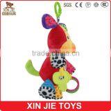 Squeaky Soft Dog Toy for Baby Squeeze Musical Dog Hanging Plush Baby Toy thumbnail-5