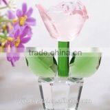 Factory Directly Sale Wedding Favor k9 Nature Crystal Rose Flower for the Wedding Gifts thumbnail-3