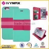 Leather Wallet Case for Apple Iphone 6 Cellphone Case Accessory