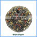 Wholesale Hot Sale Indonesia Round Colorful Resin Nugget Beads PCB-M100570