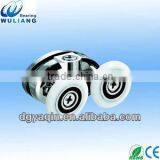 Plastic Double Shower Glass Door Rollers Runners Wheels Pulleys thumbnail-2
