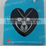 Fashion Simple Kids Alloy Necklace Love Pendant Long Chain Character Necklace