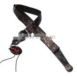 Fashion Adjustable Soft PU Leather Thick Strap For Electric Acoustic Guitar Bass