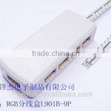 LED Light Strip Connector Adapter 9 Fach PCB Distributors for Indoor Artificial White Tree thumbnail-1