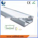 1 Meter/pc Waterproof Cover LED Aluminum Profile for Rigid LED Strip Bar Light With End Mounts thumbnail-1