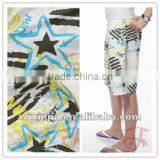 PRINTED MICRO-FIBER FABRIC FOR BEACH PANTS