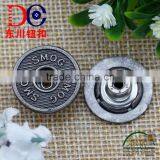 Metal Logo Custom Decorative Made Clothing Buttons for Jeans Wear thumbnail-2