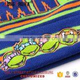 Jacquard Logo Winter 100 Acrylic Beanie Crochet Hats Pattern thumbnail-5
