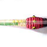 Tibetan Sunstone Chakra Obelisk Healing Wand With Amethyst Ball : Tibetan Healing Wands From Agate Guru Exports thumbnail-1