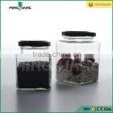 200ml 350ml Storage Glass Container Glass Jar With Black Cap thumbnail-6