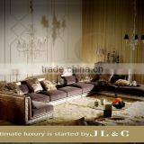 JS14-20 Living Room Furniture Sectional Sofa Full Grain Leather Sofa JL&C Luxury Home Furniture New Sofa Designs thumbnail-1