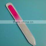 BLC-028 140mm Pink Colored Handle Double Side Glass Finger Nail File