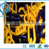 6mm Yellow and Black Safety Barrier Plastic Chain for Traffic Cones