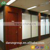 Office Partition Double Tempered Glass Wall