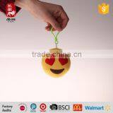 2016 New Design Hot Sale Plush Emoji Keychain Manufacture thumbnail-1