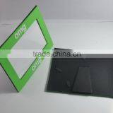 Custom Design 3d Pvc Photo Frame , Stand Flexible Pvc Picture Frame