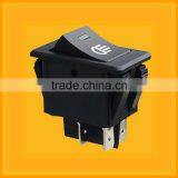 On-off Miniature Lighted Rocker Switch,6A 250V/10A 125V Red 6pin On-off Rocker Switch thumbnail-5