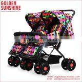 China Supplier European Style Mother Twin Baby Strollers thumbnail-5