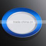 6"Disposable Plate For Party,Plastic Round Dinner Plate With Silver Coated thumbnail-4