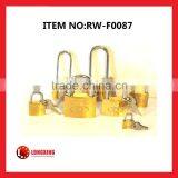 Factory Supply Copper Padlock/ Brass Padlock/thin,thick,medium Thick/Long Shackle Padlock