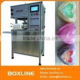 Automatic Heart Shape Soap Wrapping Machine by Stretch Film