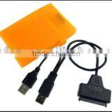 Sata7+15/22 Pin to Usb Converter Cable Black Color thumbnail-1