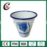 New Creative Dish-washer Proof Cone Shaped 9cm Printed Enamel Shot Mug thumbnail-1