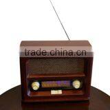 Vintage Bluetooth Wooden Radio thumbnail-3