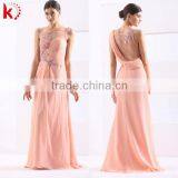 Exclusive Modern Brazil Long Dress Evening Asymmetrical Arabic Wedding Dress thumbnail-1