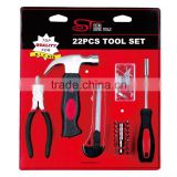 22PCS Household Hand Tool with Hammer and Screwdriver
