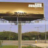 Large Outdoor Advertising Billboard With Pillar