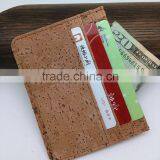 Boshiho Simple Rfid Cork Mens Slim Wallet Men