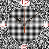 Clock with prints