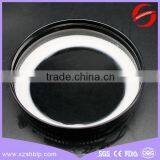 Hot Sale 250ml Embossed Patterns Glass Jam Jar With Black Screw Cap thumbnail-6