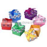 Hot Sale Jewelry Gift Paper Box With Silk Bow thumbnail-2