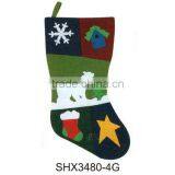 19" Non-woven Well-matched Christmas Stocking With Unique Design thumbnail-5
