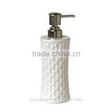 Large White Honeycomb Soap Pump Dispenser thumbnail-1