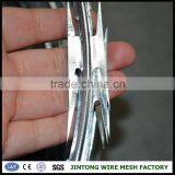 Iron Wire Mesh Material Raozor Wire Prison Fence / Razor Wire Cbt-60