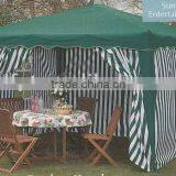 3*3M Foldable Gazebo With Stripe Sidewalls thumbnail-1