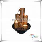 Indoor Tabletop Candle Holder Water Feature Fountain thumbnail-2