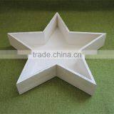 Good Price Trade Assurance Unique Wooden Personalized Star Heart Shaped Flower Pot Decorative Wood Flower Trays thumbnail-5