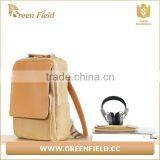 Washable Kraft Paper Comfortable Backpack Hot Sell Brown Kraft Paper High School Backpack thumbnail-3
