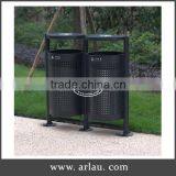 Arlau Outdoor Galvanized Steel Garden Dustbin thumbnail-1
